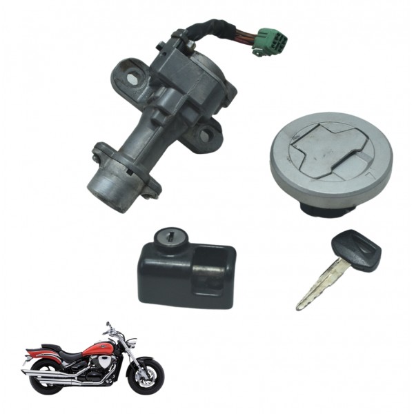 Kit Chave Ignição Suzuki Boulevard M 800 09-11 Original