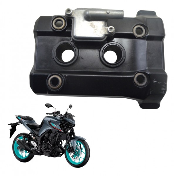 Tampa Cabeçote C/ Avaria Yamaha Mt 03 20-24 Original