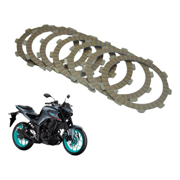 Jogo Disco De Embreagem Yamaha Mt 03 20-24 Original