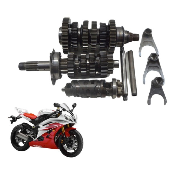 Caixa Marcha Completa Yamaha Yzf R6 06-12 Original