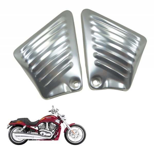 Par Acabamento Frontal Chassi Harley V-rod 1130 03-06 Orig