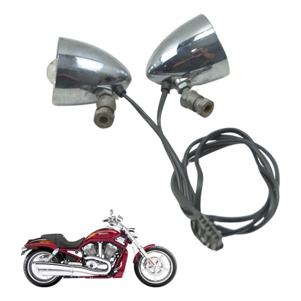 Par Pisca Dianteiro Harley V-rod 1130 03-06 Original