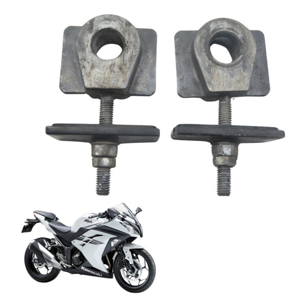 Par Esticador Corrente Kawasaki Ninja 300 13-18 Original