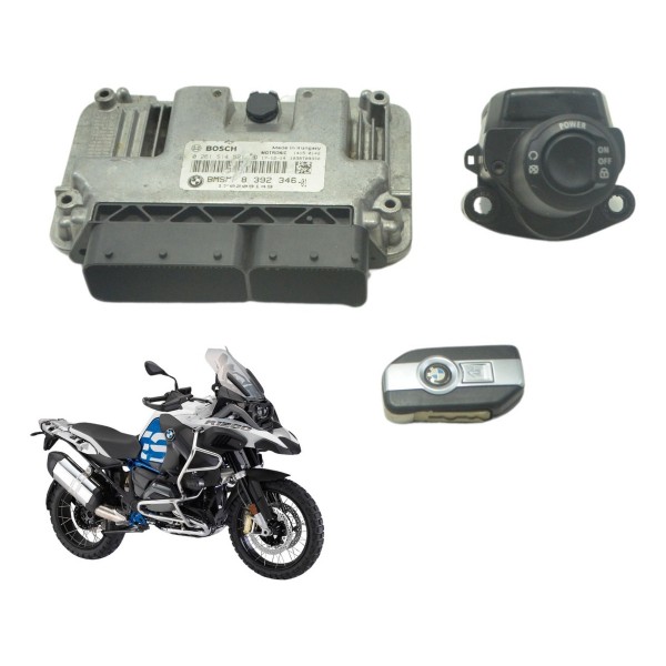 Kit Chave Ignição Code Bmw R1200 R 1200 Gs Adv 13-19 Orig