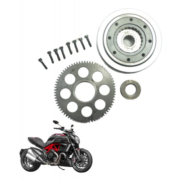 Placa Partida Ducati Diavel 11-14 Original