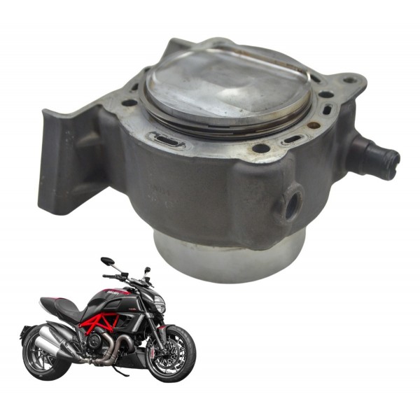 Cilindro Pistão Anéis Traseiro Ducati Diavel 11-14 Original