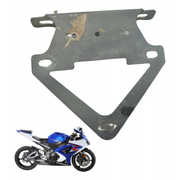 Suporte Placa C/ Detalhe Suzuki Gsx-r Srad 1000 08-10 Orig