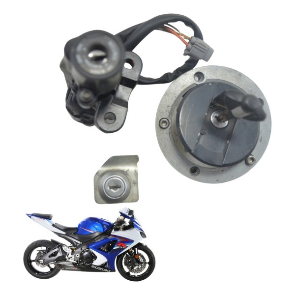 Kit Chave Ignição Suzuki Gsx-r Srad 1000 08-10 Original