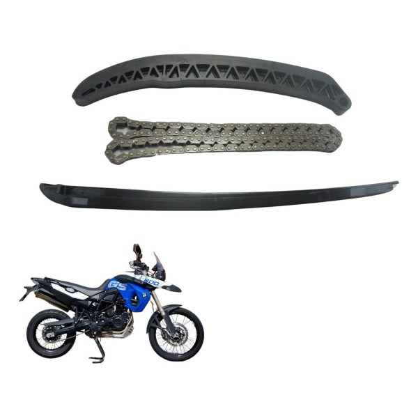 Kit Guia Tensor Corrente Comando Bmw F 800 Gs 09-17 Original