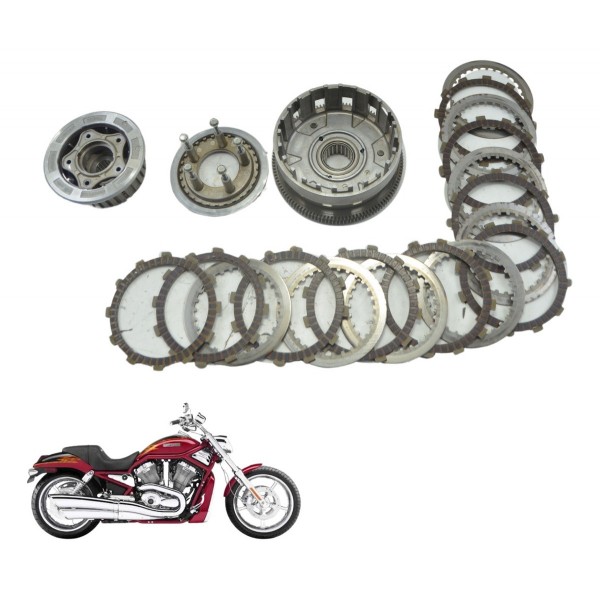 Embreagem Completa Harley V-rod 1130 03-06 Original