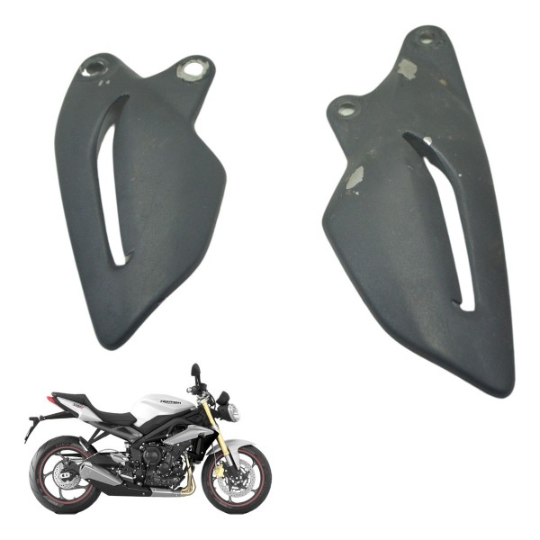 Par Protetor Calcanhar Triumph Street Triple 675 13-16 Orig