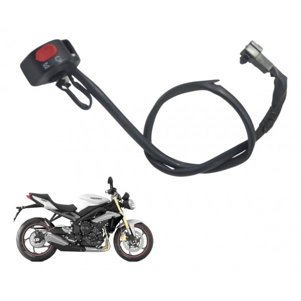 Chave Punho Partida Avaria Triumph Street Triple 675 13-16