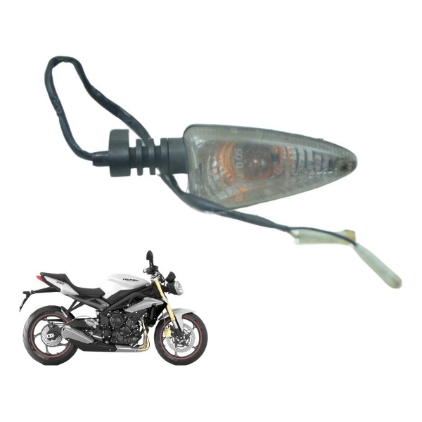 Pisca Diant Esq C/ Avaria Triumph Street Triple 675 13-16