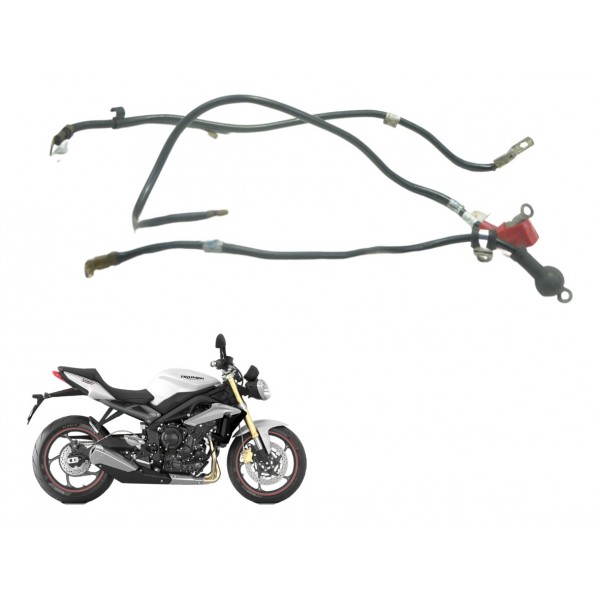 Cabo Bateria +/- Triumph Street Triple 675 13-16 Original