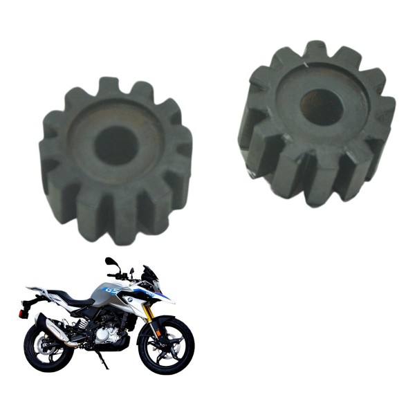 Par Borracha Suporte Tanque Bmw G 310 Gs 17-20 Original