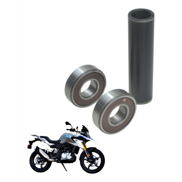 Kit Rolamento Bucha Roda Dianteira Bmw G 310 Gs 17-20 Orig