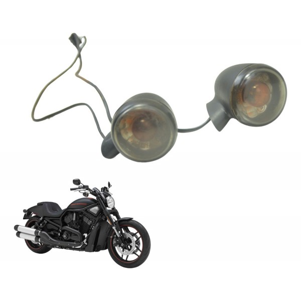 Par Pisca Traseiro Harley Night Rod 12-16 Original