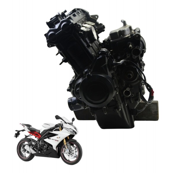 Motor Comp Base Troca Nfe Baixa Triumph Daytona 675r 13-16