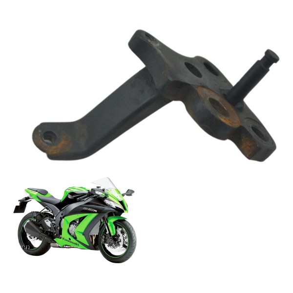 Suporte Pedal Descanso Lateral Kawasaki Zx 10r 10-15 Orig