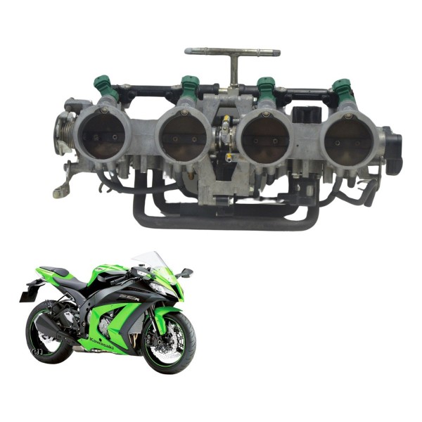 Corpo Injeção Completo Tbi Kawasaki Zx 10r 10-15 Original