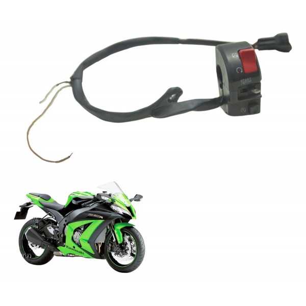 Chave Punho Partida S/botão S/plug  Kawasaki Zx 10r 10-15