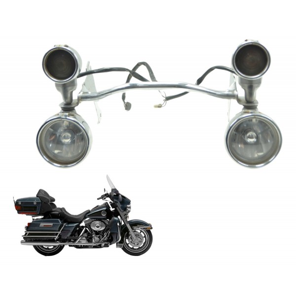 Suporte Farol Auxil Pisca Harley Electra Glide Touring 1450