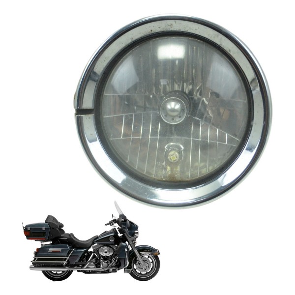 Farol C/ Aro Harley Electra Glide Touring 1450 Original