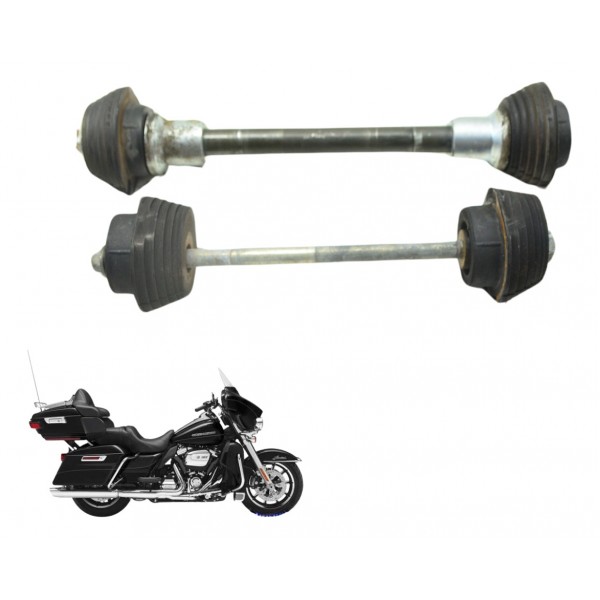 Jogo Coxim Suporte Motor Harley Electra Glide Touring 17-19