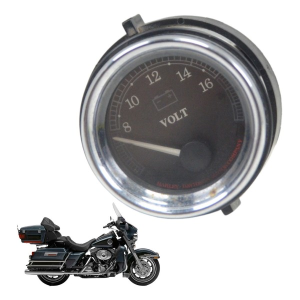 Painel Medidor Voltagem Harley Electra Glide Touring 1450