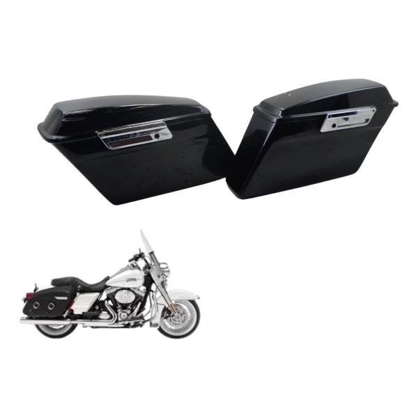 Par Alforge C/ Detalhes Harley Road King Touring 2013 Orig