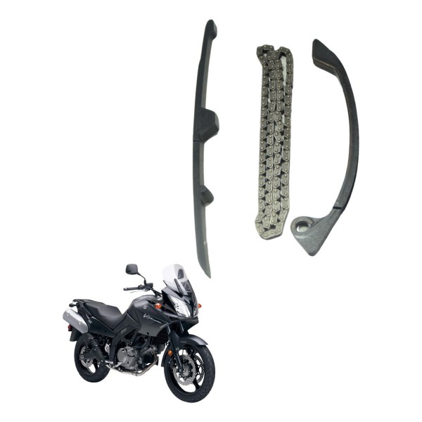 Kit Guia Corrente Tensor Comando Suzuki Dl 650 V Strom 09-13