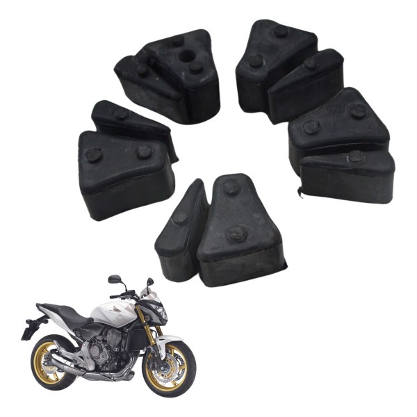 Jogo Coxim Cubo Coroa Honda Cb 600f Hornet 12-14 Original