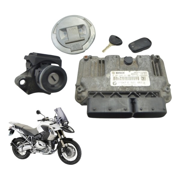 Kit Chave Ignição Modulo Ecu Bmw R1200 R 1200 Gs 08-12 Orig