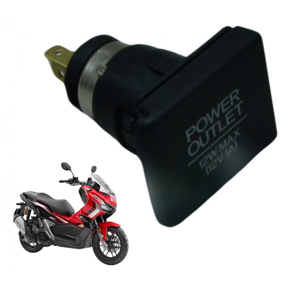 Tomada 12v Honda Adv 150 20-24 Original