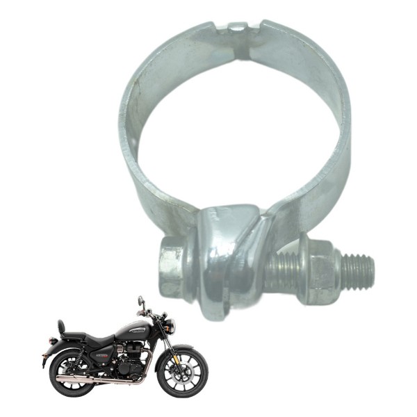 Abraçadeira Escape Royal Enfield Meteor 350 21-24 Original