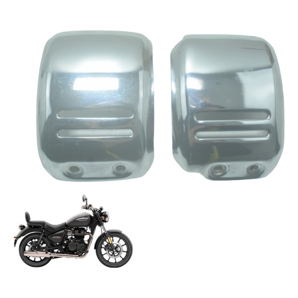 Par Acabamento Lateral Royal Enfield Meteor 350 21-24 Orig