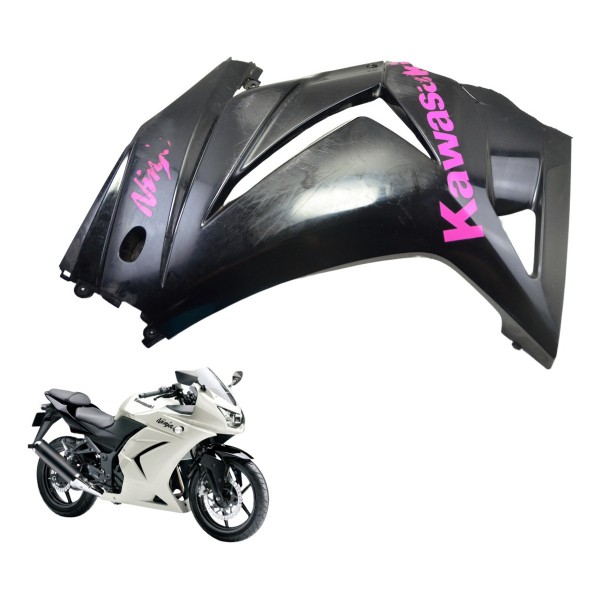 Carenagem Lateral Esq C/avaria Kawasaki Ninja 250 R 08-12