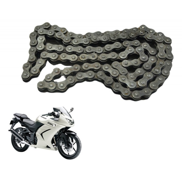 Corrente Transmissão C/ Retentor Kawasaki Ninja 250 R 08-12