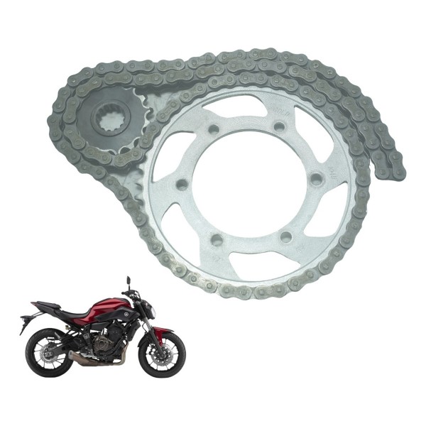 Kit Relação Yamaha Mt 07 15-18 Original