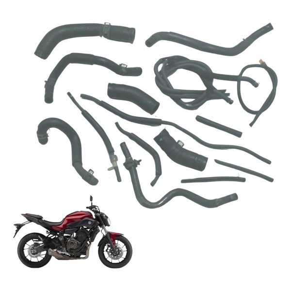 Kit Mangueiras Yamaha Mt 07 15-18 Original