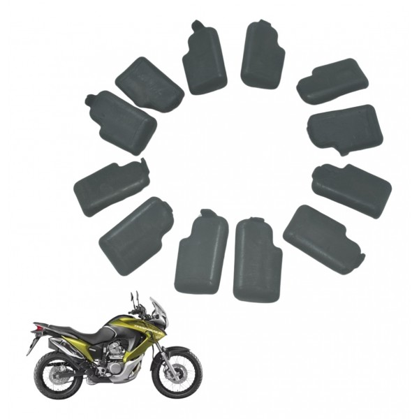 Jogo Coxim Cubo Coroa Honda Xl 700v Transalp 11-14 Original