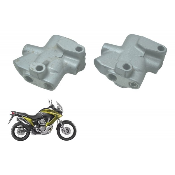 Par Suporte Cano Abs Honda Xl 700v Transalp 11-14 Original