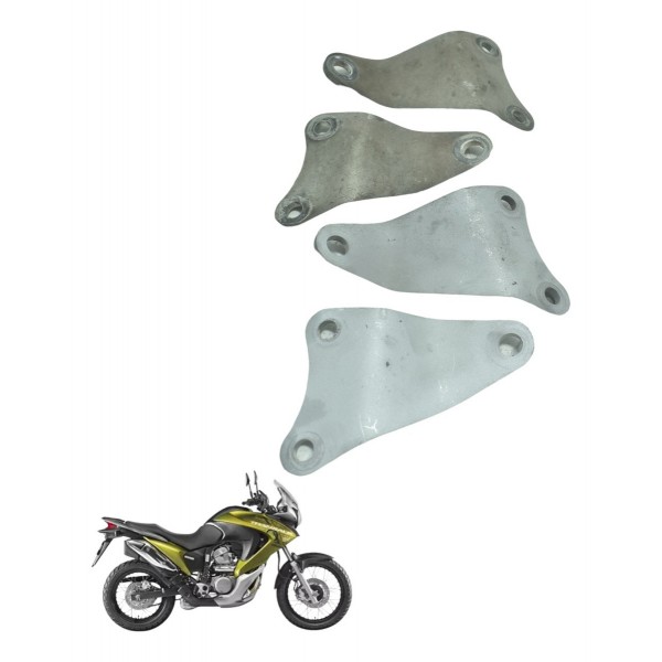 Jogo Suporte Motor Honda Xl 700v Transalp 11-14 Original