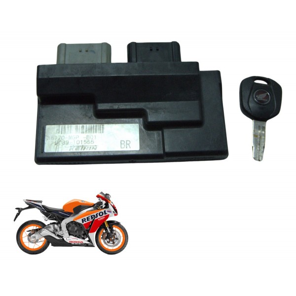 Modulo Injeção Code E Chave Honda Cbr 1000rr 12-15 Original