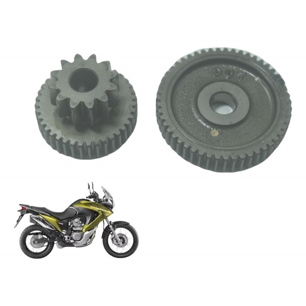 Par Engrenagem Redução Partida Honda Xl 700v Transalp 11-14