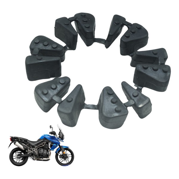 Jogo Coxim Cubo Coroa Triumph Tiger 800 Xrx 2016 Original