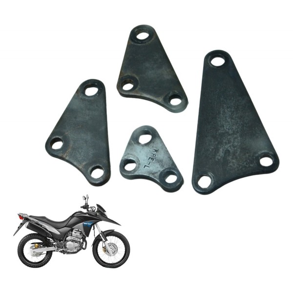 Jogo Suporte Motor Honda Xre 300 09-15 Original