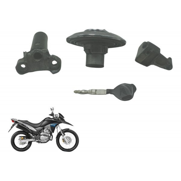 Kit Chave Ignição C/ Avaria Honda Xre 300 09-15 Original