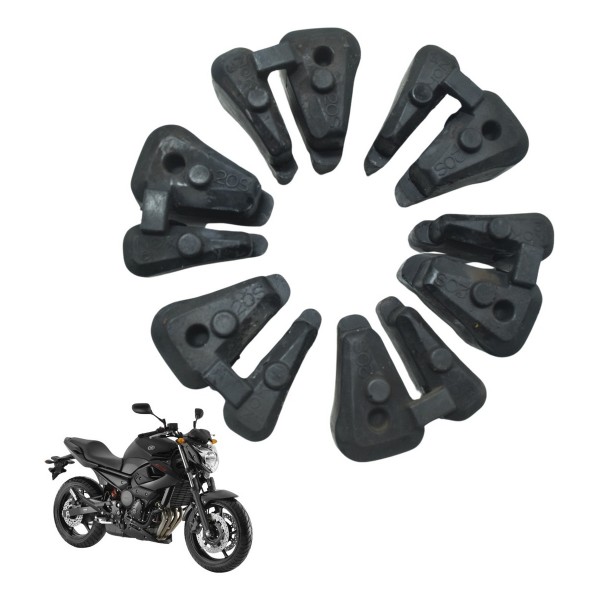 Jogo Coxim Cubo Coroa Yamaha Xj6 N 10-12 Original