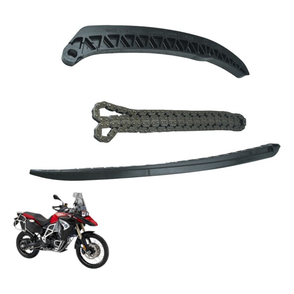 Kit Guia Tensor Corrente Comando Bmw F 800 Gs Adv 13-16 Orig